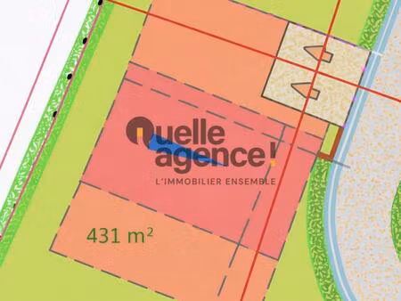 terrain à bâtir – 431 m² – projet encadré – proche mer – roscoff bretagne