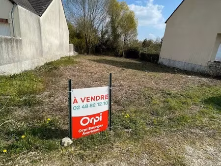 vente terrain à batir 780 m² à mehun-sur-yèvre (18500)  29 000 €
