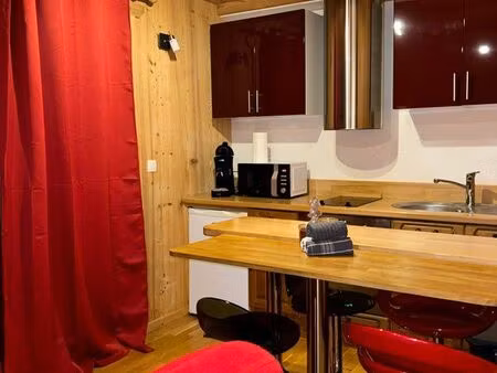 charment studio équipé de 23m2 saint jean d’aulps