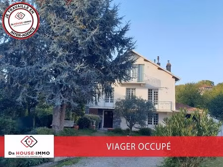 en viager occupé  charmante maison familiale de 176m²  7 pièces  4 chambres avec jardin et