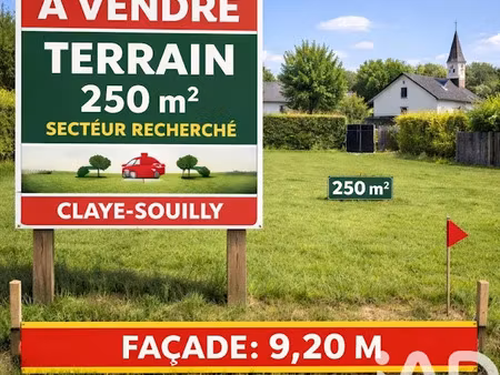 vente terrain 250 m² à claye-souilly (77410)  169 000 €