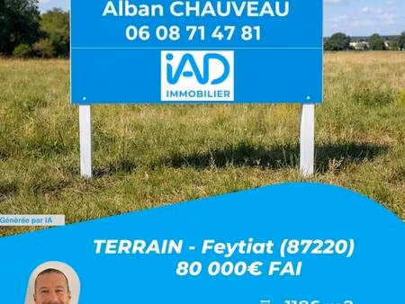 terrain constructible à vendre
