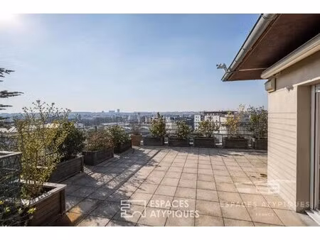 t5 dernier etage sud ouest 50m2 de terrasse 2 parkings