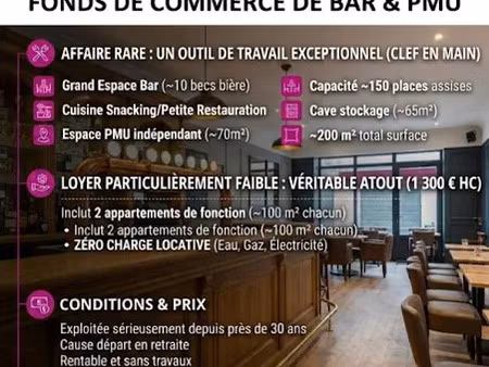 vente locaux professionnels 200 m² à anzin (59410)  220 400 €