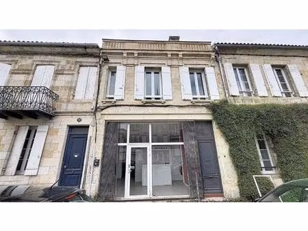 immeuble mixte / local commercial + habitation – libourne centre