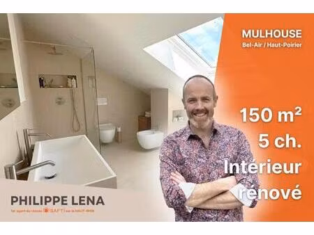 vente maison 6 pièces 140 m² mulhouse (68200)