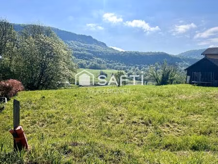 vente terrain 1030 m² saint-pierre-de-curtille (73310)