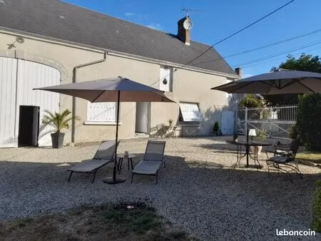 location maison + grange - villorceau -