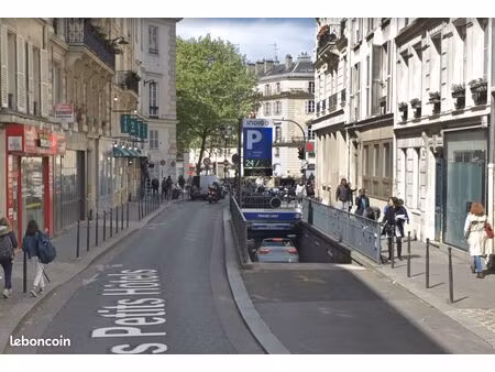 place de parking à vendre paris 10ème rue des petits hôtels