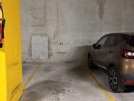 parking à louer – paris 20e/11e – immeuble sécurisé