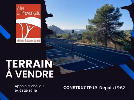 terrain 320 m² roquevaire