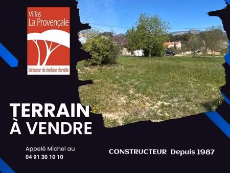 terrain 662 m² aubagne