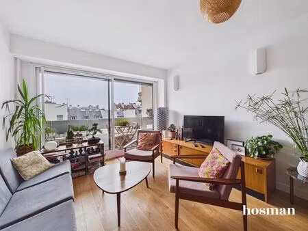 lumineux 3 pièces de 59 6 m² avec balcon de 8m2   vue dégagée et parking en sus - passage 
