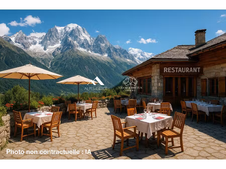 chamonix centre  restaurant  environ 125 places  100 m²