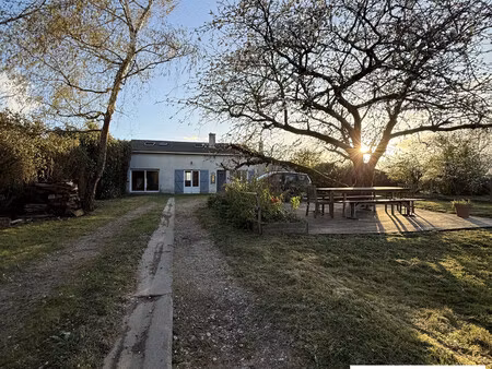 entre sully et st benoit sur loire maison sur grand terrain