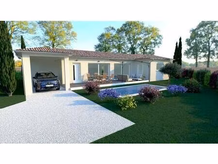 terrain avec maison neuve à vendre