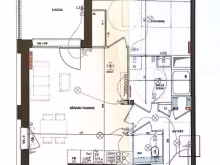 appartement 2 pièces - 52 m²