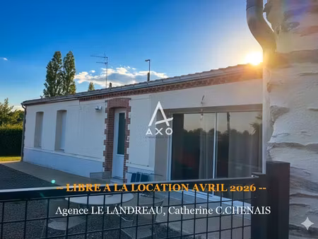 location maison 5 pièces 97 m² à le landreau (44430)  950 €
