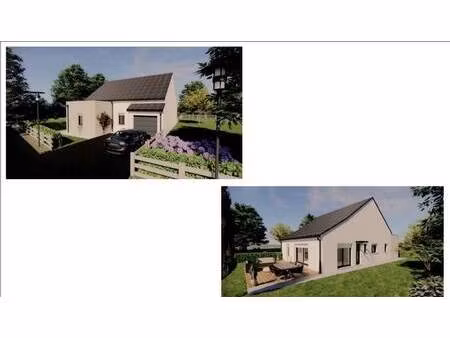 terrain avec maison neuve à vendre