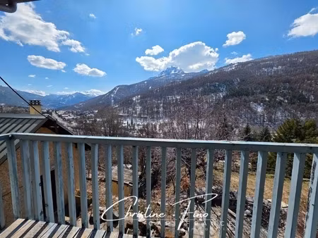 serre chevalier - la salle les alpes belle maison de village avec extérieur