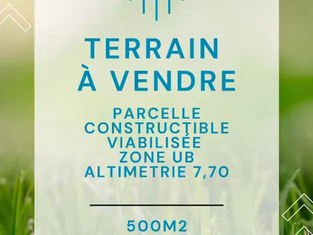 vente terrain à noirmoutier-en-l'île (85330) : à vendre / 71m² noirmoutier-en-l'île