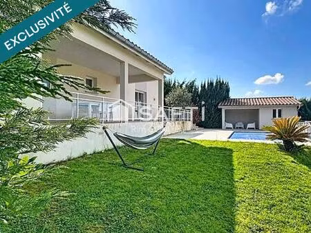 maison contemporaine de plain-pied avec piscine – environnement privilégié à moras-en-vall