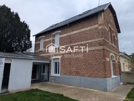 à vendre – maison entièrement rénovée de 105 m² avec jardin et garage