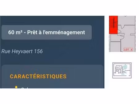 appartement à vendre à heyvaert 156 anderlecht (vwd17052)