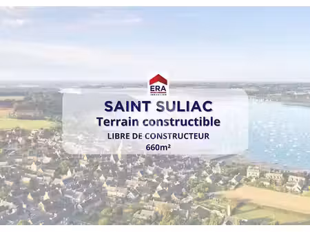 terrain 0 pièces 660 m² à vendre / acheter saint-suliac 35430 ? | era immobilier