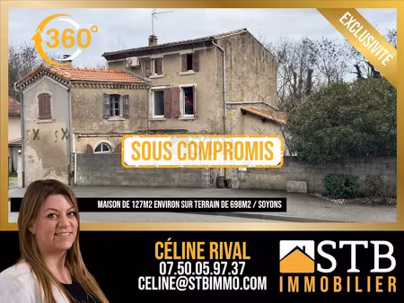 vente maison 5 pièces 127 m² à soyons (07130)  nan €