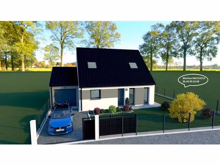 vente maison neuve 5 pièces 92 m² à bertry (59980)  218 000 €