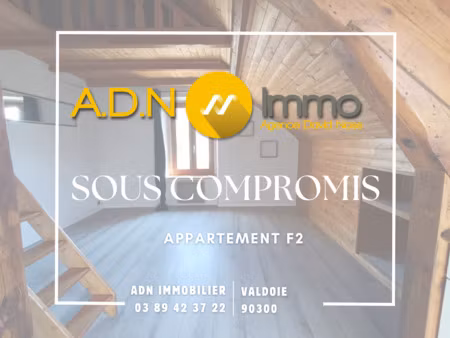achat appartement 2 pièces 29m² valdoie 90300