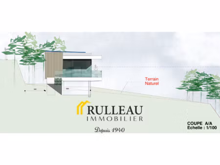 terrain à bâtir 1170 m2 avec vue dégagée permis accepté à