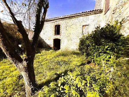 a vendre maison + grange remise jardin foret puivert