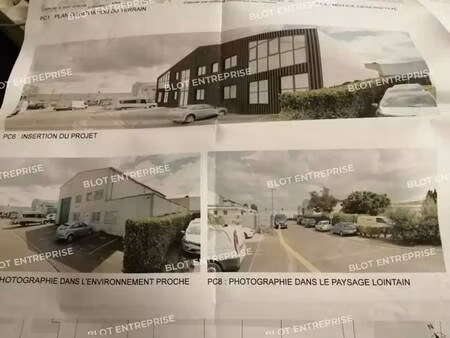 location entrepôt 645 m²