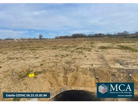 vente terrain 600 m² arancou (64270)