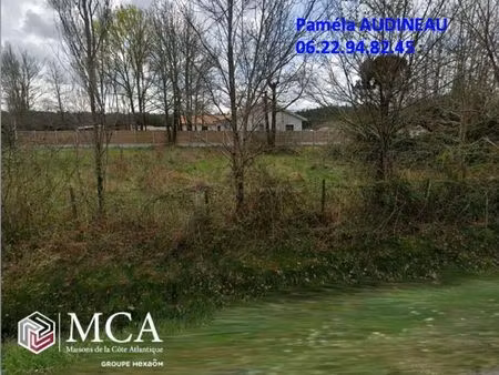 vente terrain 700 m² lugos (33830)