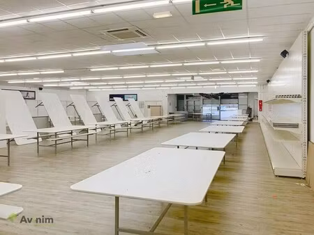 location commerce 700 m²