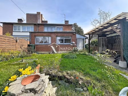 marly - maison semi-mitoyenne avec jardin sous-sol complet