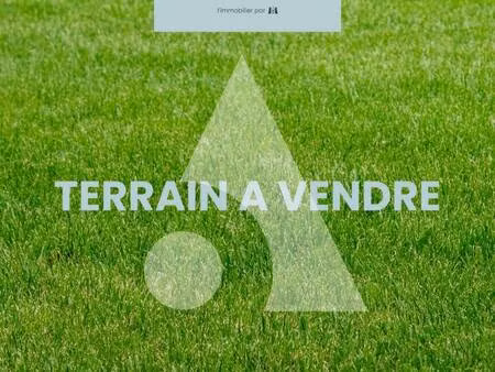 terrain constructible viabilisé à vendre