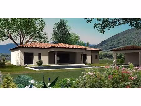 terrain avec maison neuve à vendre