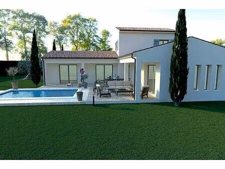 terrain avec maison neuve à vendre