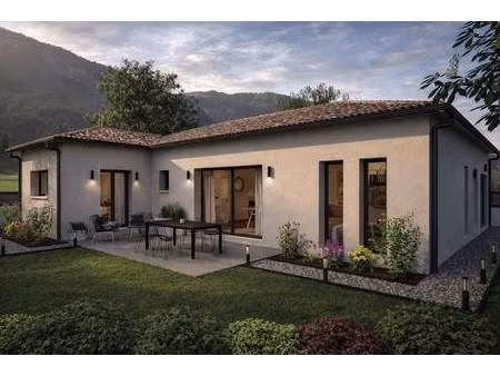 terrain avec maison neuve à vendre