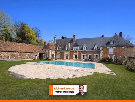vente propriété 15 pièces 480 m² à saint-ouen-de-thouberville (27310)  629 900 €