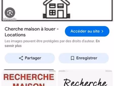 recherche maison a louer