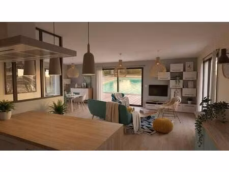 terrain avec maison neuve à vendre