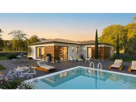 terrain avec maison neuve à vendre