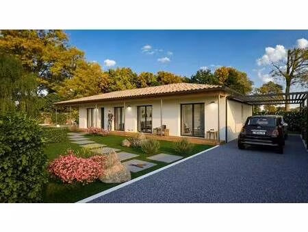 terrain avec maison neuve à vendre