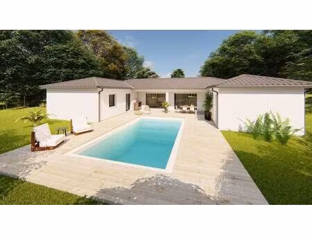 terrain avec maison neuve à vendre