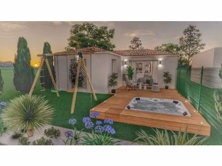 terrain avec maison neuve à vendre